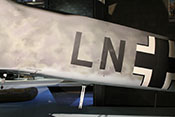 Beschädigungen im Rumpf der Bf 110 F-2 'WNr. 5052' LN+NR 
