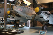 Zweimotoriger Zerstörer Messerschmitt Bf 110 F-2 im Technikmuseum in Berlin-Kreuzberg
