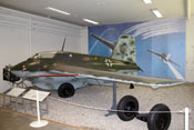 Raketenjäger Messerschmitt Me 163 'Komet' im Luftwaffenmuseum in Berlin-Gatow
