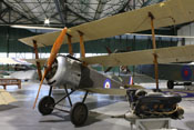 Britischer Sopwith Dreidecker im RAF-Museum London-Hendon
