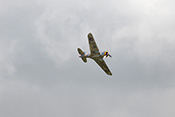 Curtiss P-36C 'Hawk' PA-50 im Kurvenflug
