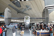 Heckgeschützstand der Consolidated B-24 'Liberator' zwischen den Höhen- und Seitenleitwerken
