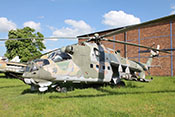 Angriffs-Hubschrauber Mil Mi-24D 'Hind' von 1975
