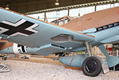 Tragfläche und Fahrwerk der Messerschmitt Bf 109/G-2
