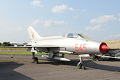 Abfangjagdflugzeug Mikojan-Gurewitsch MiG-21 F13 (NATO-COde: Fishbed C) der NVA

