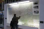 Landkarte mit Markierungen von Absturzorten in Belgien
