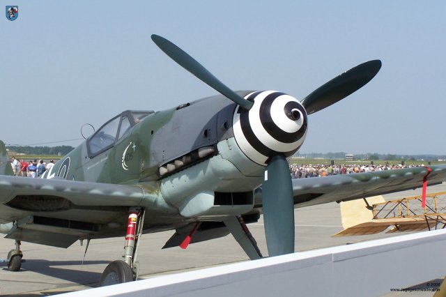 0006_ILA_Berlin_Messerschmitt_Bf_109_G-10_D-FDME_Spinner_Spirale_Triebwerk