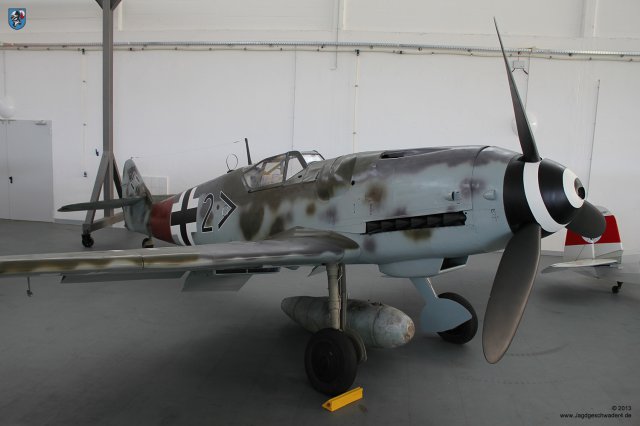 0001_Zirchow_Usedom_Messerschmitt_Bf_109_G-14_WNr_462707_Erlebniswelt_Hangar_10_Air_Fighter_Academy
