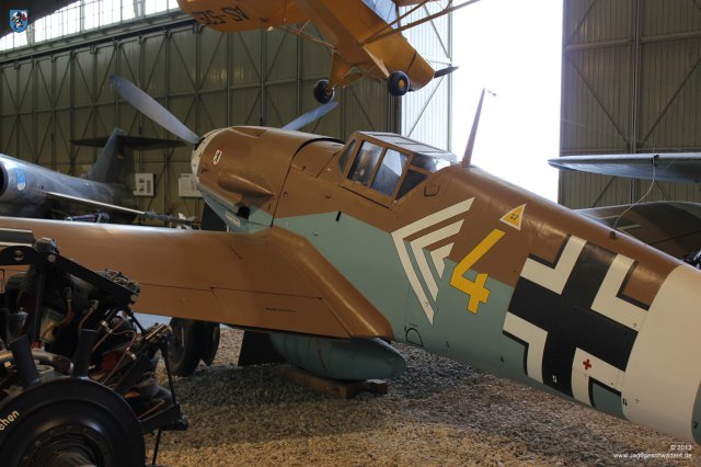 0046_Berlin-Gatow_Messerschmitt_Bf_109_G-2_WNr_10575_Ansicht_hinten_links