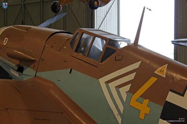 0047_Berlin-Gatow_Messerschmitt_Bf_109_G-2_WNr_10575_Windschutzaufbau
