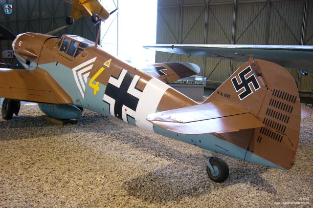0050_Berlin-Gatow_Messerschmitt_Bf_109_G-2_WNr_10575_Heck