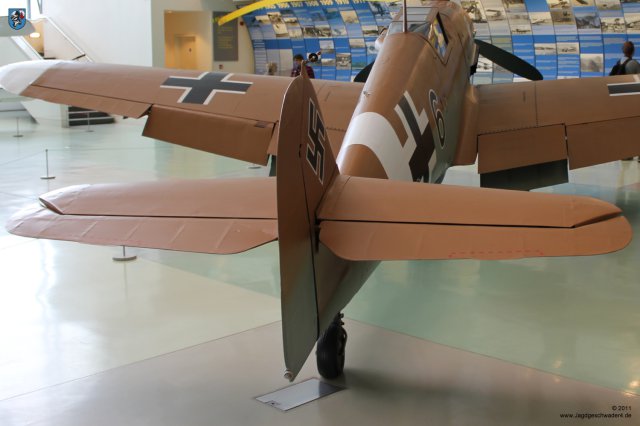 0037_London-Hendon_Messerschmitt_Bf_109_G-2_WNr_10639_Heck_Hoehenleitwerk_Seitenleitwerk