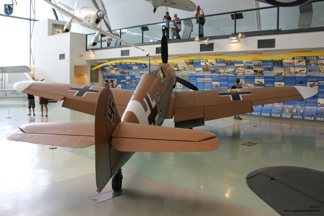 0038_London-Hendon_Messerschmitt_Bf_109_G-2_WNr_10639_Ansicht_hinten_rechts