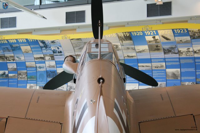 0041_London-Hendon_Messerschmitt_Bf_109_G-2_WNr_10639_Rumpf_Windschutzaufbau_Propeller