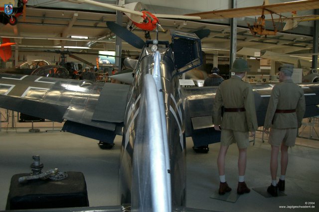 0050_Hannover-Laatzen_Messerschmitt_Bf_109_G-2_WNr_14753_Seitenruder_Rumpf_hinten_Blick