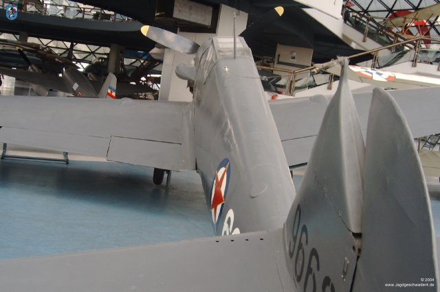 0022_Belgrad_Messerschmitt_Bf_109_Ga-2_WNr_14792_Ansicht_hinten_links