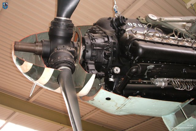 0004_Sinsheim_Messerschmitt_Bf_109_G-6_gelbe_4_Propellernabe_Untersetzungs_Getriebe_VDM_Verstell_Luftschraube