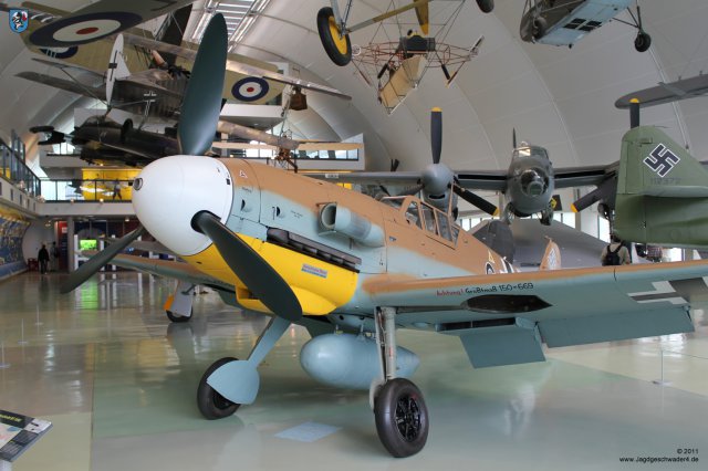 0002_London-Hendon_Messerschmitt_Bf_109_G-2_WNr_10639_Gustav_RAF-Museum_Milestone_of_Flight