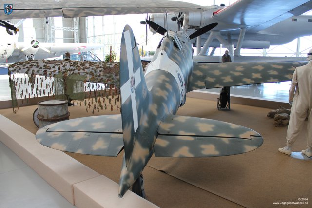 0074_Italienisches_Luftwaffenmuseum_Vigna_di_Valle_Macchi_MC202_Serie_73-7_MM9667_Seriennummer_366_Folgore