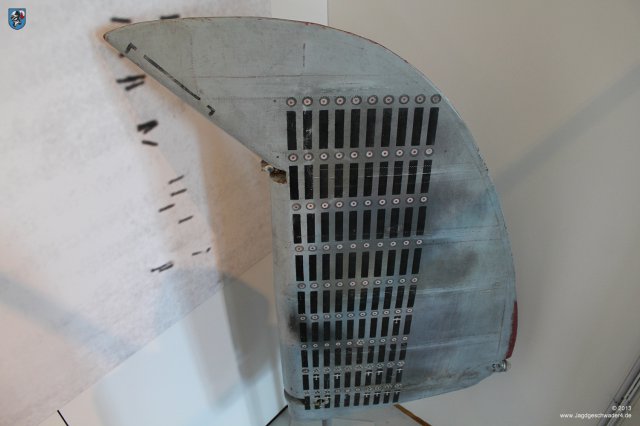 0039_Militaerhistorisches_Museum_Berlin-Gatow_Seitenruder_Messerschmitt_Bf_109_Abschussmarkierungen