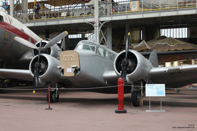 0058_Militaermuseum_Bruessel_Airspeed_AS_10_Oxford_Schul-_und_Verbindungsflugzeug