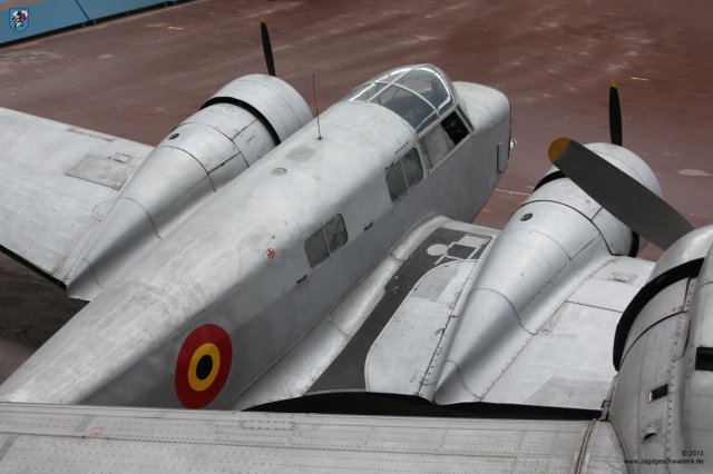 0061_Militaermuseum_Bruessel_Airspeed_AS_10_Oxford_Schul-_und_Verbindungsflugzeug