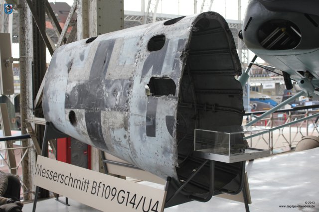 0063_Militaermuseum_Bruessel_Rumpf_einer_Messerschmitt_Bf_109_G-14_U4